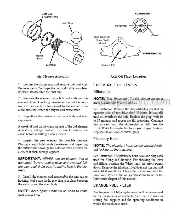 Photo 6 - Gehl 753Z 803 Operators Manual Compact Excavator