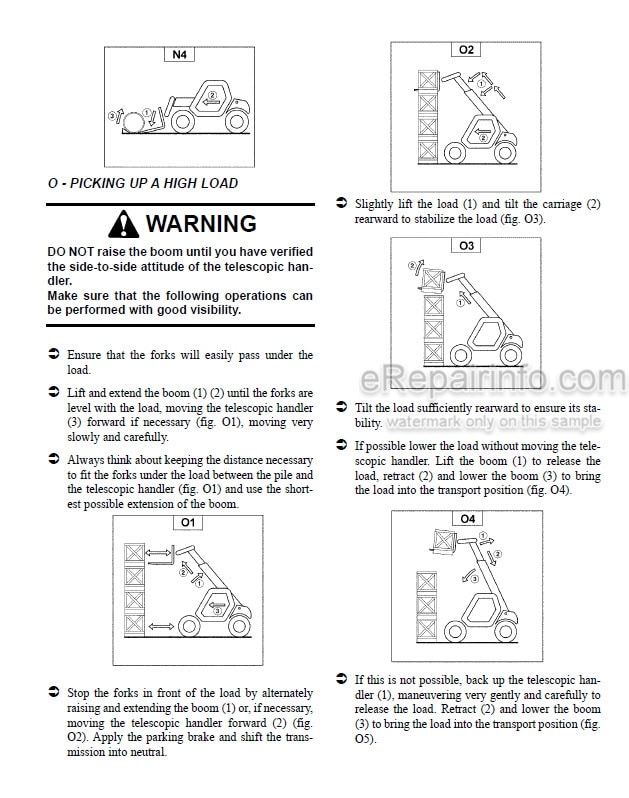 Photo 3 - Gehl CT6-18 Low Profile Turbo Operators Manual Telescopic Handler