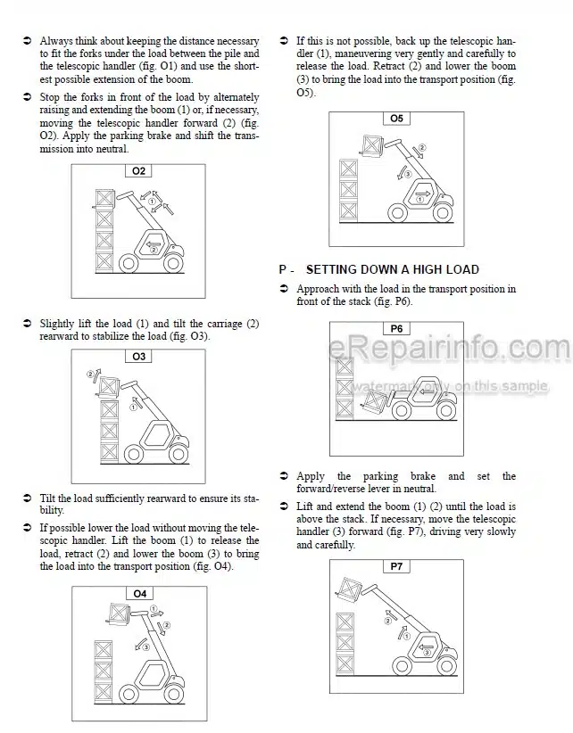 Photo 3 - Gehl CT7-23 Turbo Operators Manual Telescopic Handler