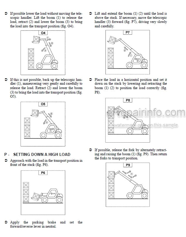 Photo 3 - Gehl CT7-23 Turbo Operators Manual Telescopic Handler