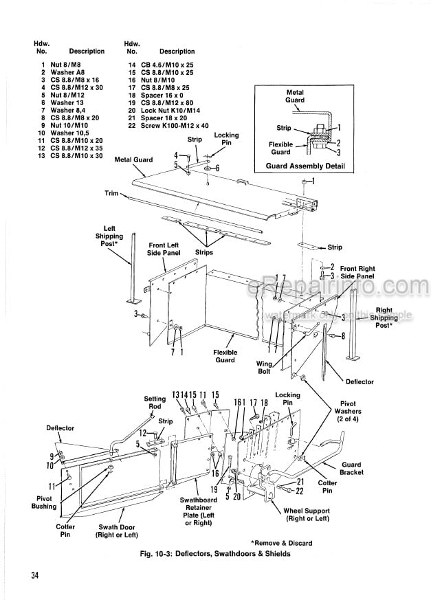 Photo 5 - Gehl DC2300 Series Operators Manual Disc Mower Conditioner