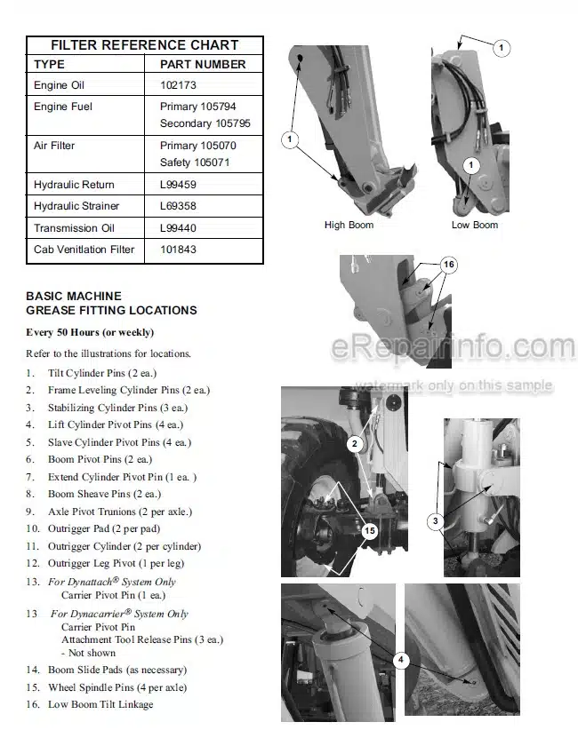 Photo 5 - Gehl DL7 DL9 DL11 DL12 Dynalift Operators Manual Telescopic Handler