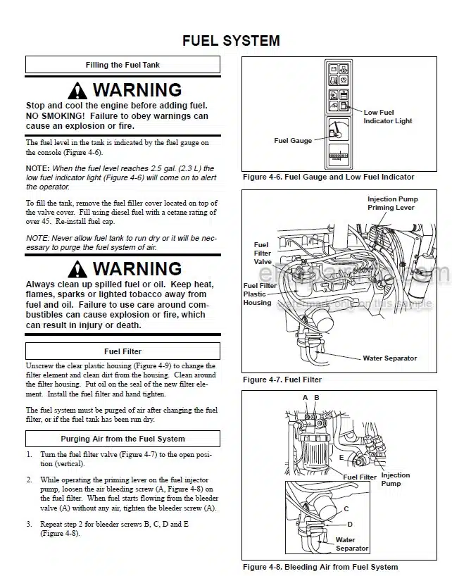 Photo 6 - Gehl GE652 Operators Manual Wheel Excavator