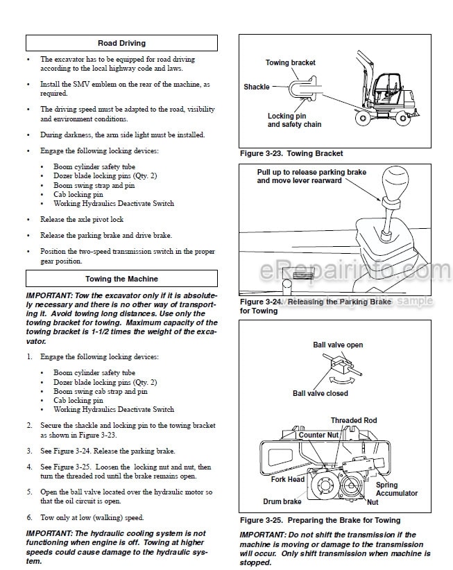 Photo 6 - Gehl GE802 Operators Manual Crawler Excavator
