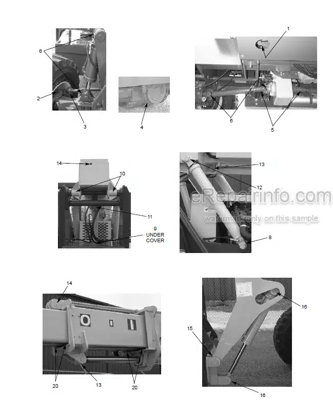 Photo 7 - Gehl Z27 Z35 Operators Manual Compact Excavator