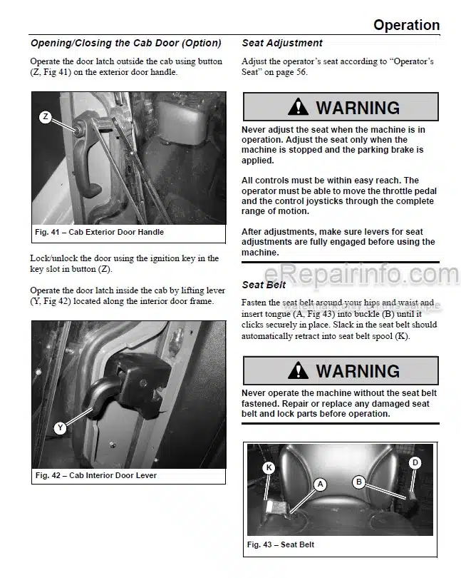 Photo 6 - Gehl SL1640E SL1640E EU Operators Manual Skid Steer Loader