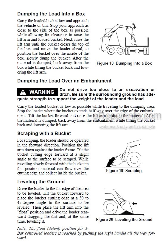Photo 3 - Gehl SL1640E SL1640E EU Operators Manual Skid Steer Loader