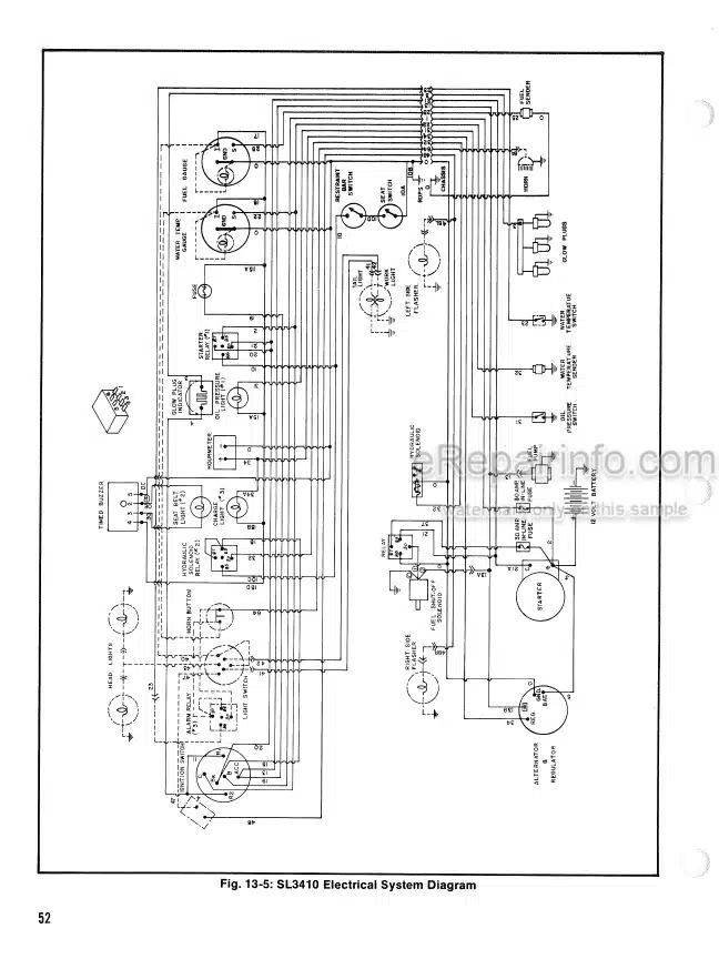 Photo 4 - Gehl SL3310 SL3410 Operators Manual Skid Steer Loader