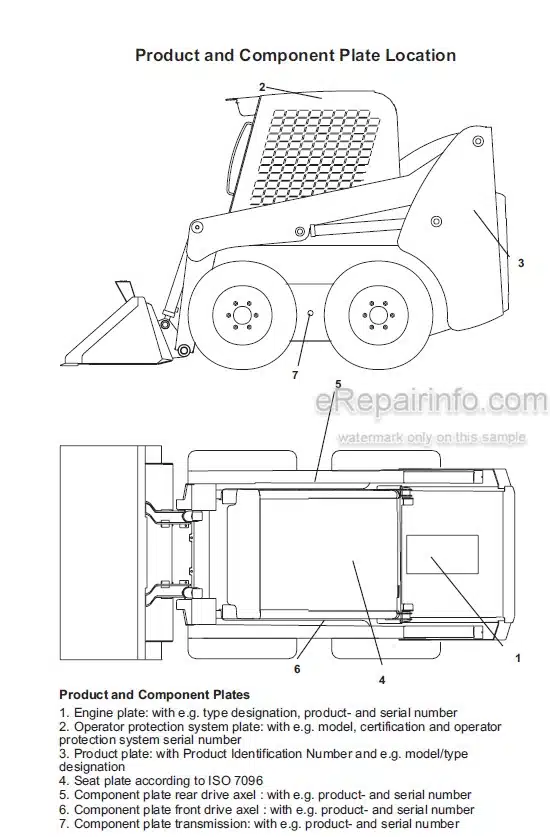 Photo 3 - Gehl SL3635 SL3935 Operators Manual Skid Steer Loader