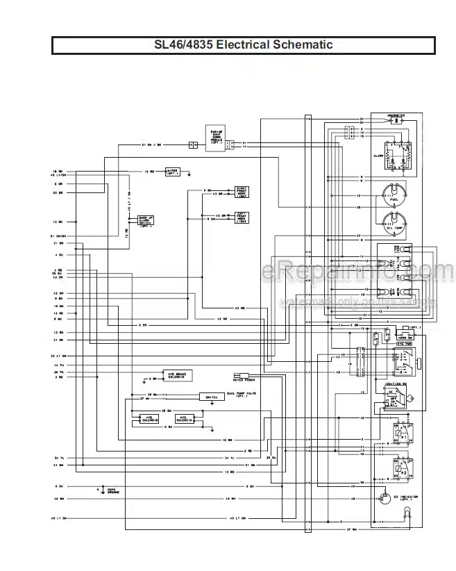 Photo 5 - Gehl SL4635 SL4835 Operators Manual Skid Steer Loader