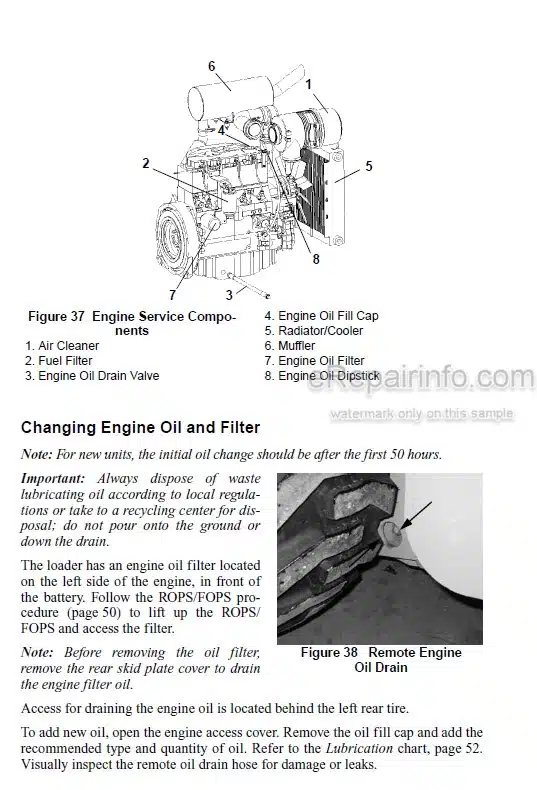 Photo 5 - Gehl SL4640 SL4840 SL5640 SL6640 Operators Manual Skid Steer Loader