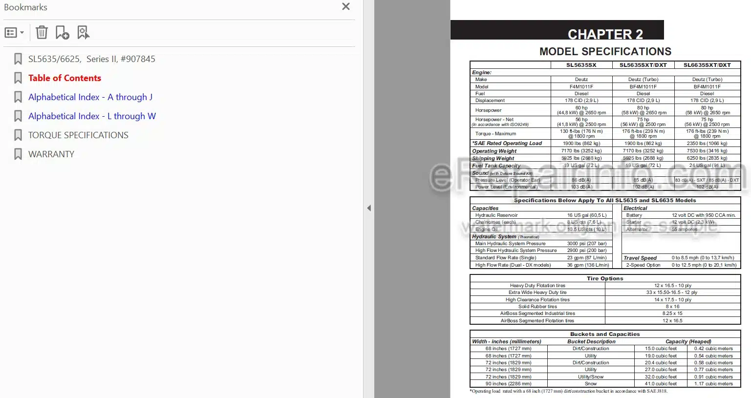 Photo 4 - Gehl SL5635 SL6635 Series II Operators Manual Skid Steer Loader