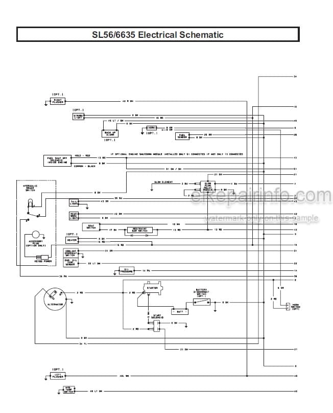 Photo 5 - Gehl SL5635 SL6635 Series II Operators Manual Skid Steer Loader