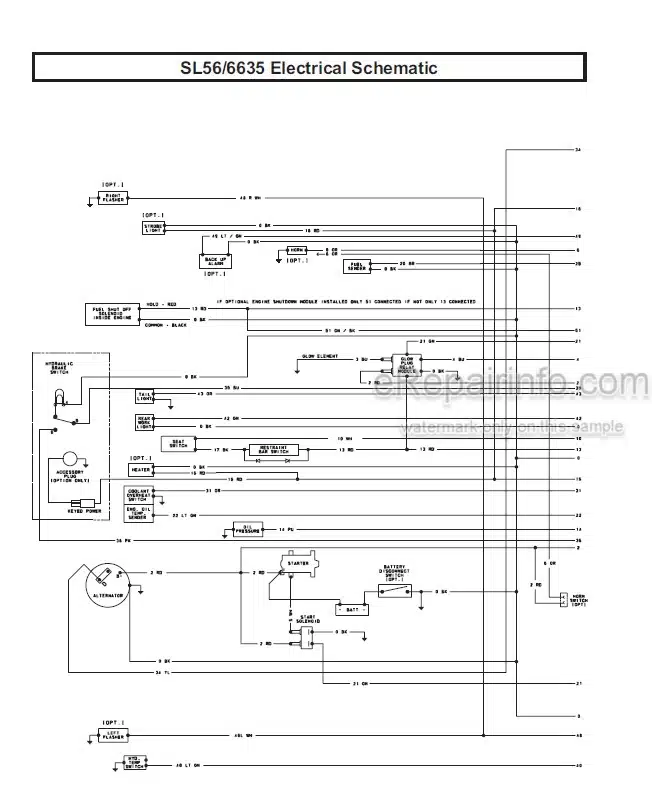 Photo 5 - Gehl SL5635 SL6635 Series II Operators Manual Skid Steer Loader