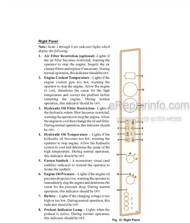 Photo 3 - Gehl SL7600 SL7800 Operators Manual Skid Steer Loader