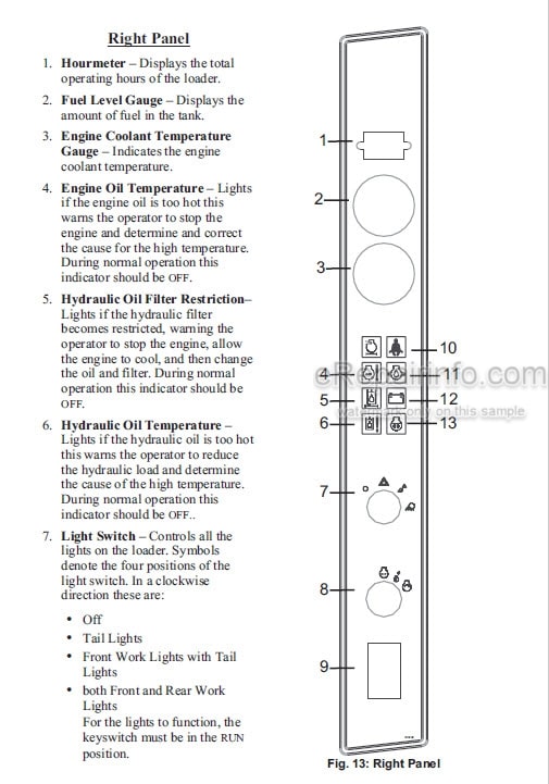 Photo 3 - Gehl SL7610 SL7710 EU SL7810 Operators Manual Skid Steer Loader