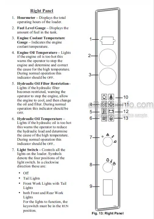 Photo 3 - Gehl SL7610 SL7710 EU SL7810 Operators Manual Skid Steer Loader