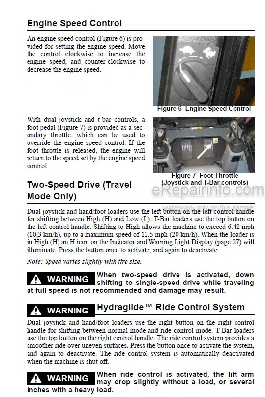 Photo 6 - Gehl Z17 Operators Manual Compact Excavator