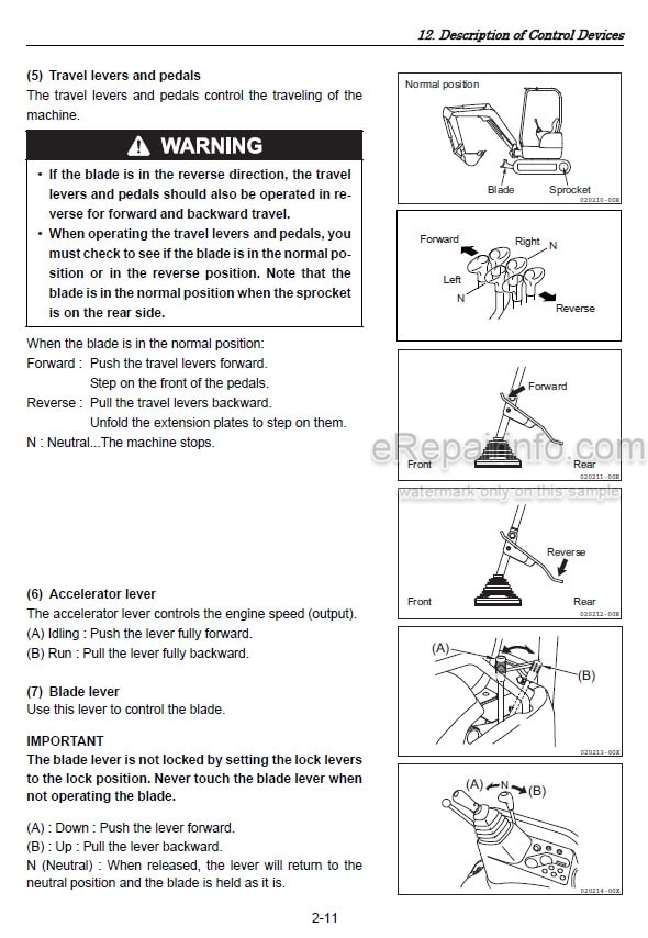 Photo 7 - Gehl V400 V400 EU Operators Manual Skid Steer Loader