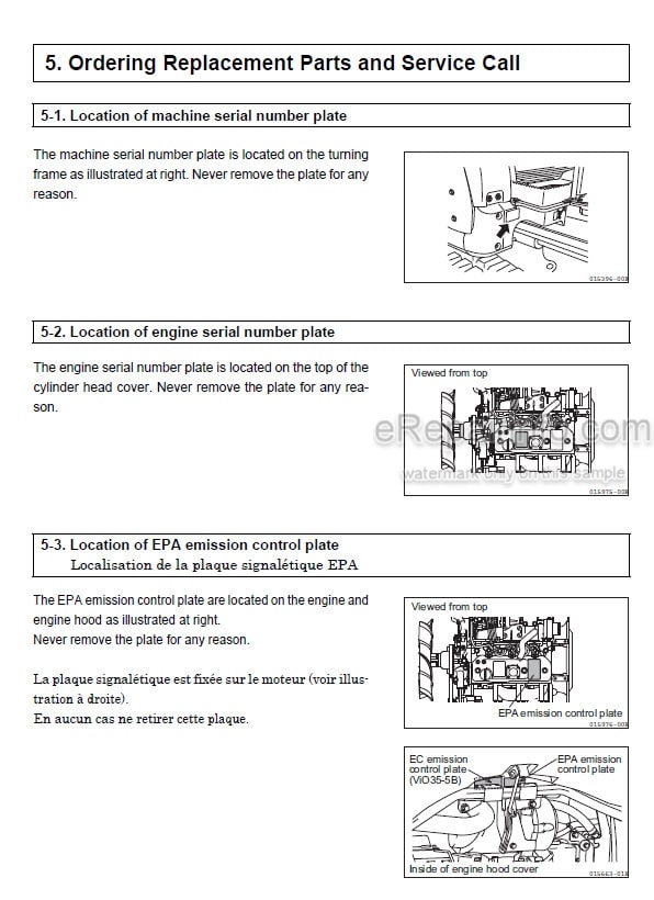 Photo 6 - Gehl RS5 Operators Manual Telescopic Handler