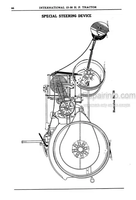 Photo 5 - International 15-30HP Operators Manual Kerosene Tractor