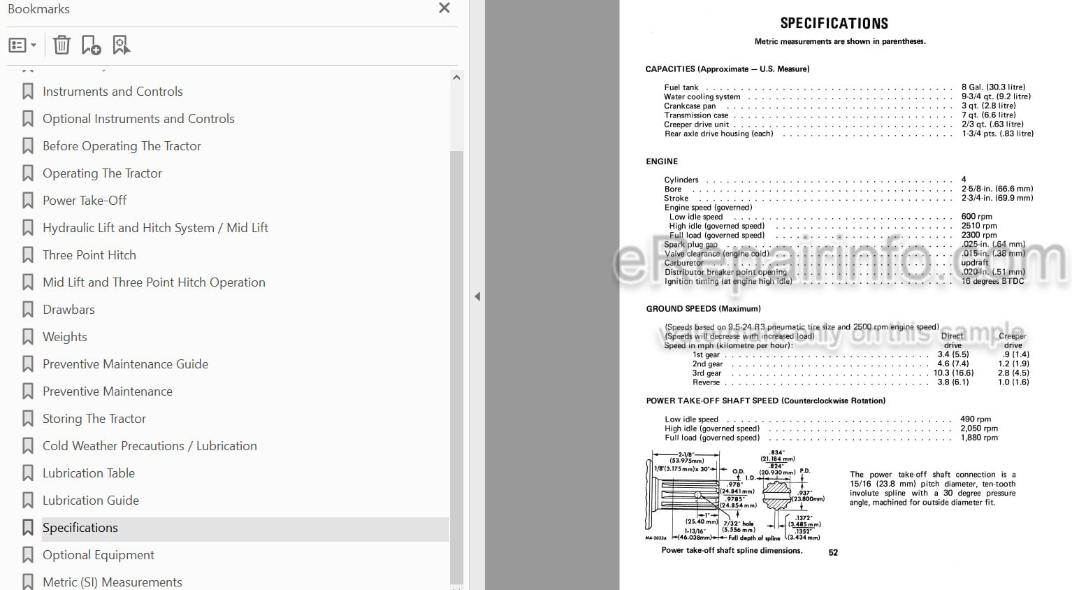 Photo 4 - International 184 Operators Manual Tractor 1084587R1