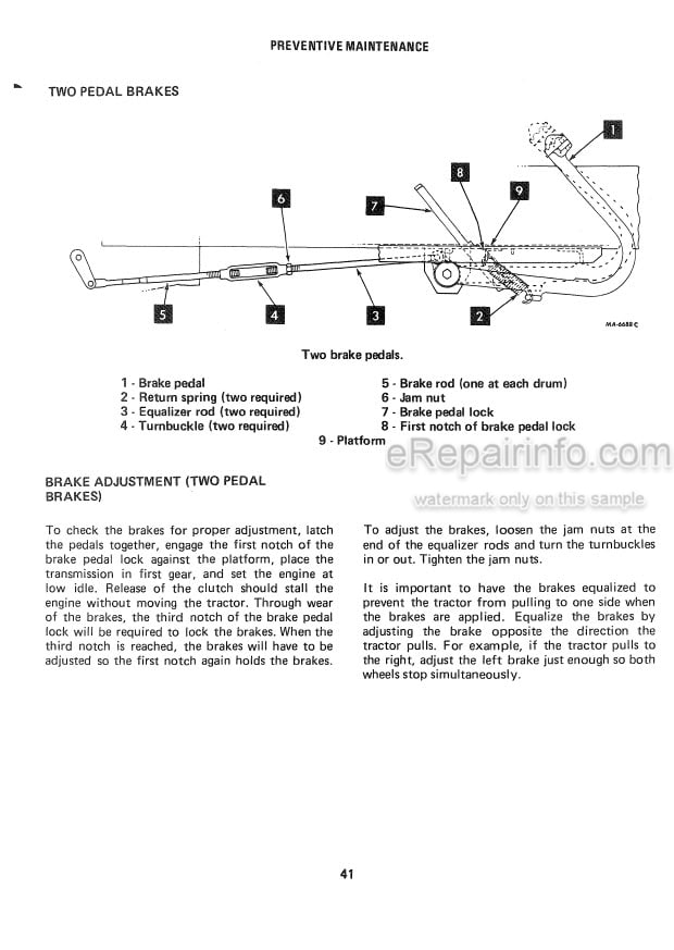 Photo 3 - International 184 Operators Manual Tractor 1084587R1