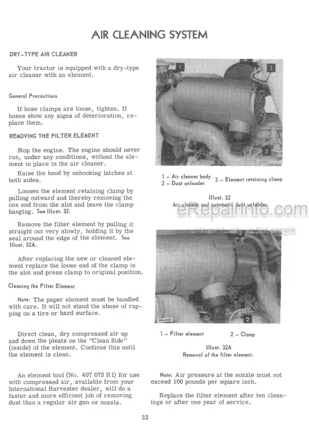 Photo 7 - International 3444 Operators Manual Loader Tractor 1082759R1