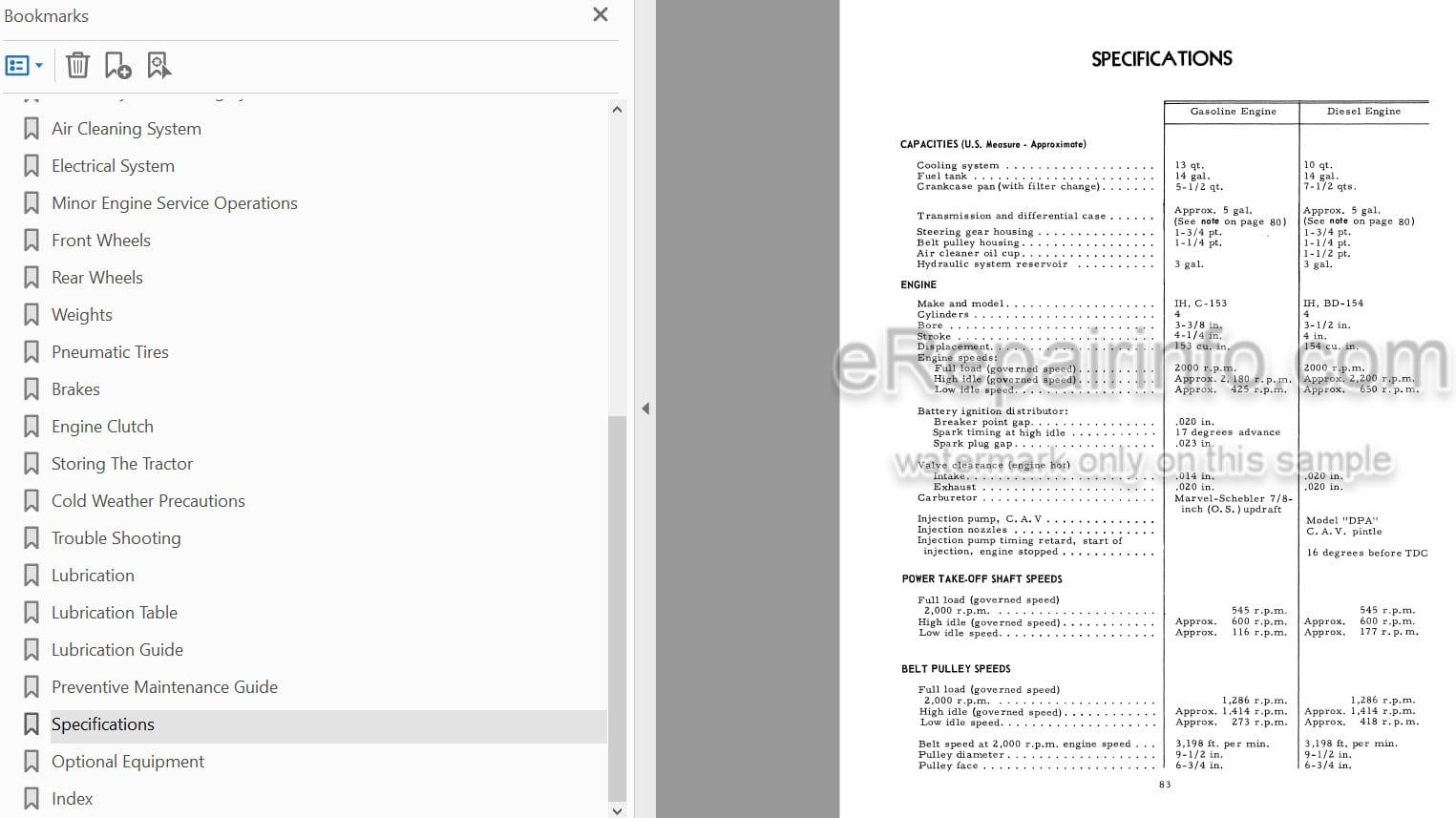 Photo 4 - International 444 Operators Manual Tractor 1082661R2