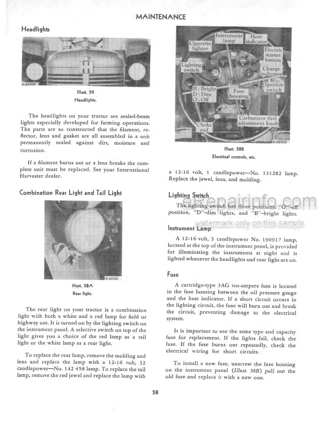 Photo 6 - International 600 Operators Manual Tractor 1004457R1