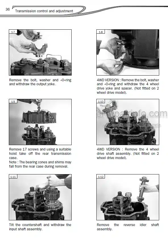 Photo 6 - Manitou 15930 15932 Repair Manual Angle Gear Box