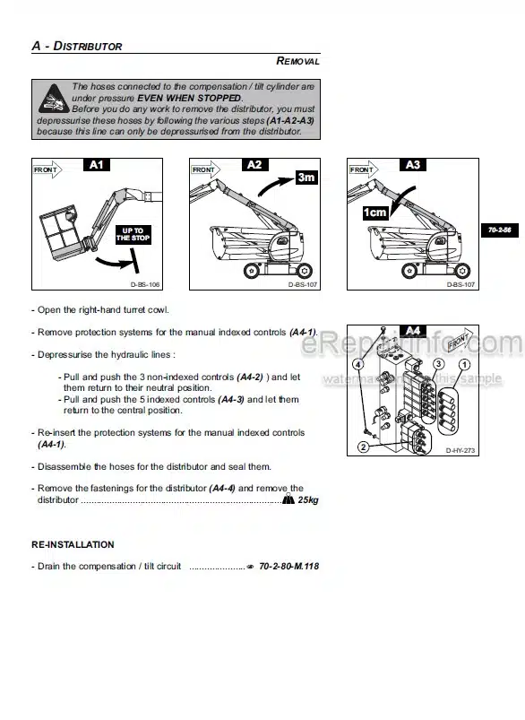 Photo 5 - Manitou 120AETJL 150AETJL 170AETJL 170AETJL 150AETJC Repair Manual Access Platform