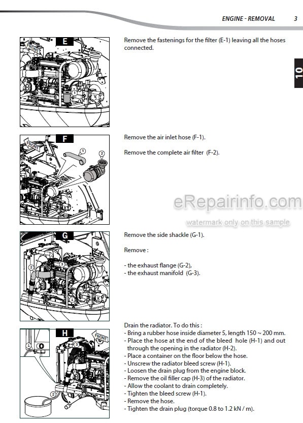 Photo 4 - Manitou 160ATJ 180ATJ2 EURO3 Repair Manual Lifting Platform