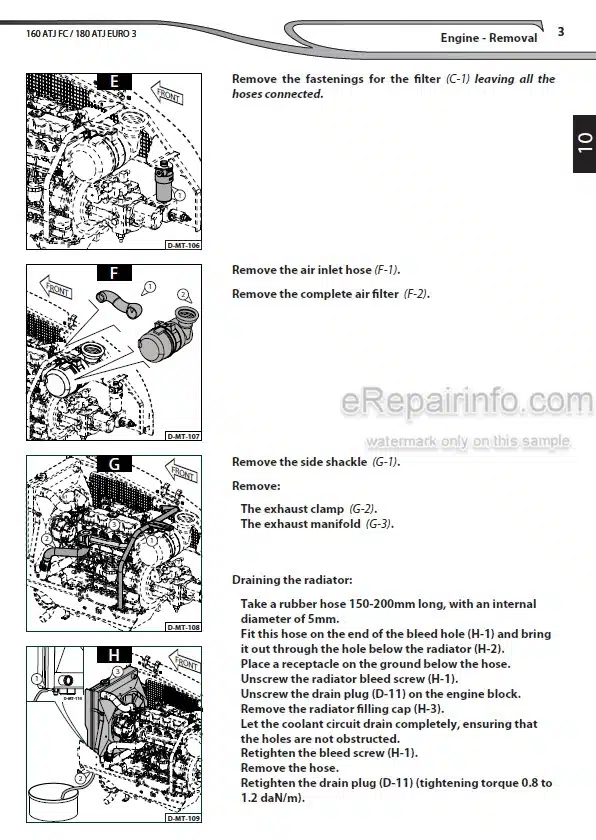 Photo 1 - Manitou 160ATJ FC 180ATJ EURO3 Repair Manual Lifting Platform