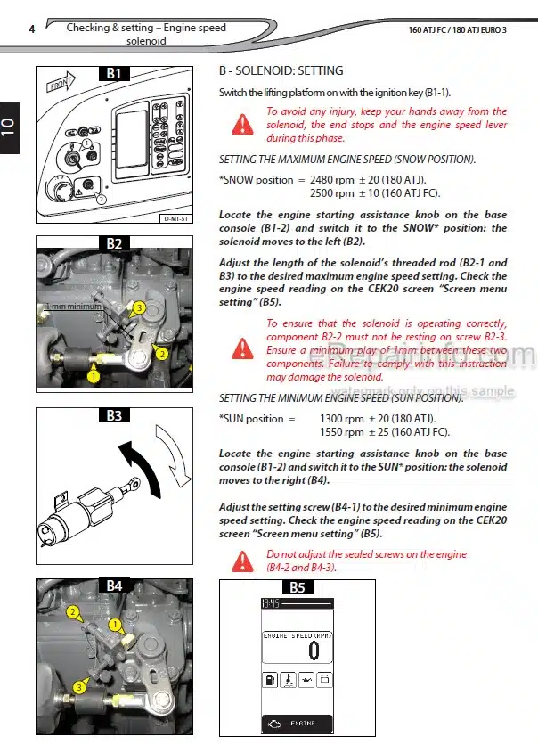 Photo 3 - Manitou 160ATJ FC 180ATJ EURO3 Repair Manual Lifting Platform