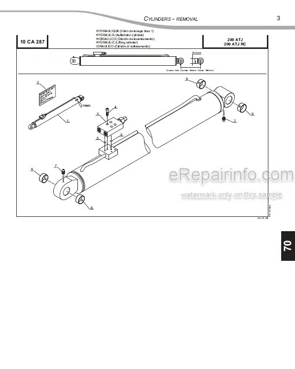 Photo 5 - Manitou 200ATJ Repair Manual Access Platform