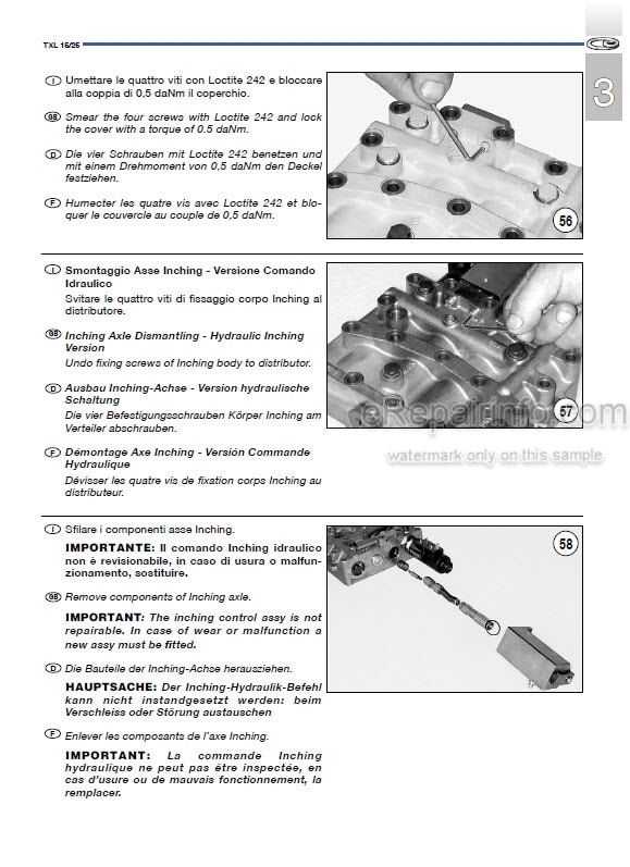 Photo 1 - Manitou CD15P CD18P CD20P CD25P CD30P CD35P CG15P CG18P CG20P CG25P CG30P CG35P Repair Manual Forklift