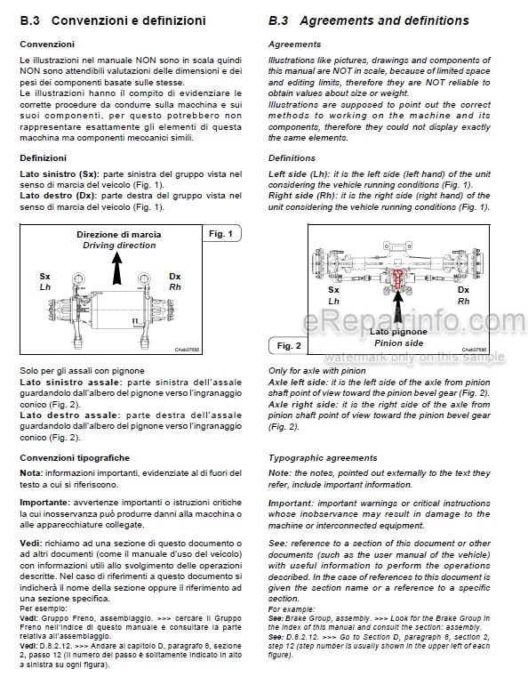 Photo 4 - Manitou Carraro Type 26.27M 26.32M Repair Manual Brakes