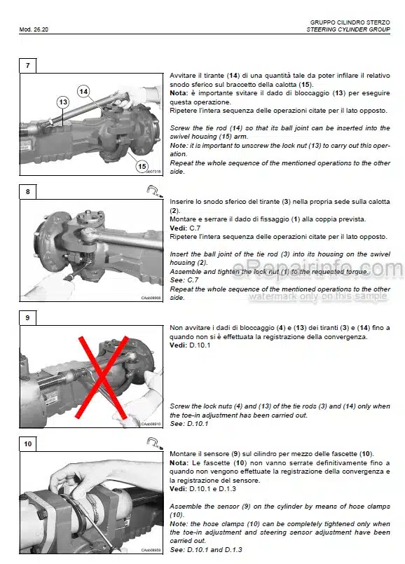 Photo 6 - Manitou Carraro Type 26.20M TB172 Repair Manual Axle