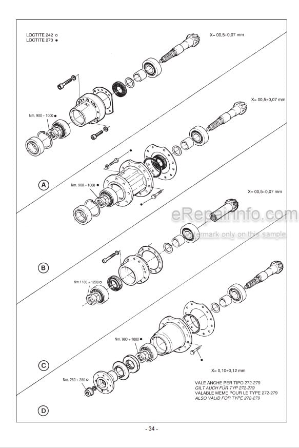 Photo 5 - Manitou Clark-Hurth Type 172 177 272 277 279 Repair Manual Axle