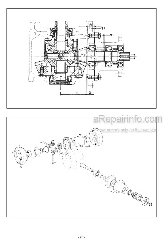 Photo 4 - Manitou Clark-Hurth Type 172 177 272 277 279 Repair Manual Axle