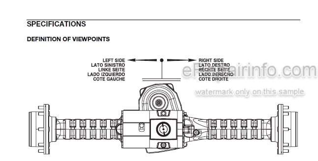 Photo 4 - Manitou Dana Type 111 Repair Manual Axle