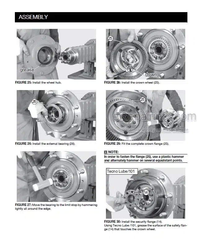 Photo 6 - Manitou Dana Type 111 Repair Manual Axle