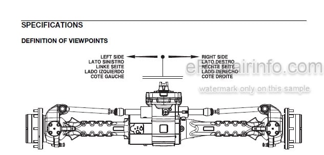 Photo 4 - Manitou Dana Type 211 Repair Manual Axle