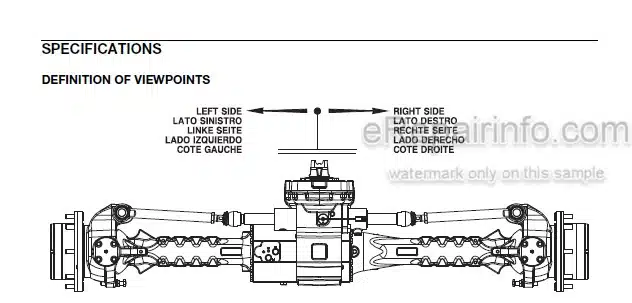 Photo 4 - Manitou Dana Type 211 Repair Manual Axle