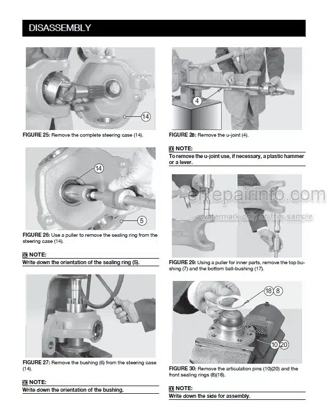 Photo 7 - Manitou Dana Type 112 Repair Manual Axle