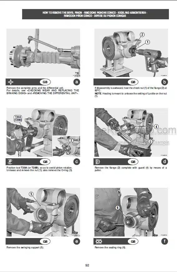 Photo 1 - Manitou Dana Type 212 Repair Manual Axle