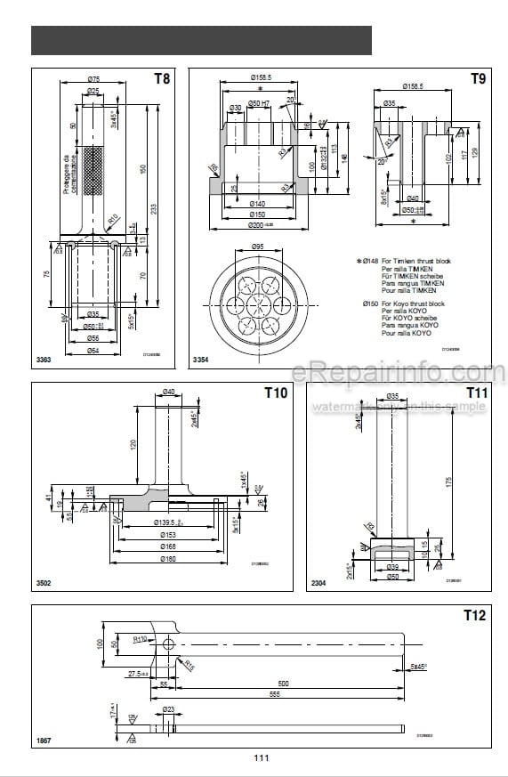 Photo 4 - Manitou Dana Type 212 Repair Manual Axle