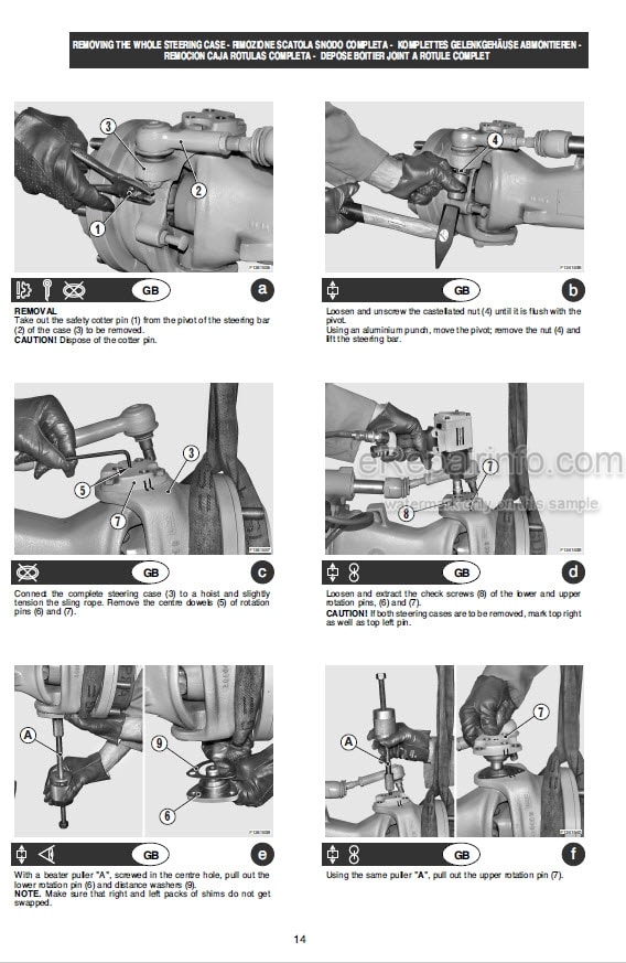 Photo 6 - Manitou Helical L20 Series Repair Manual Rotary Actuator