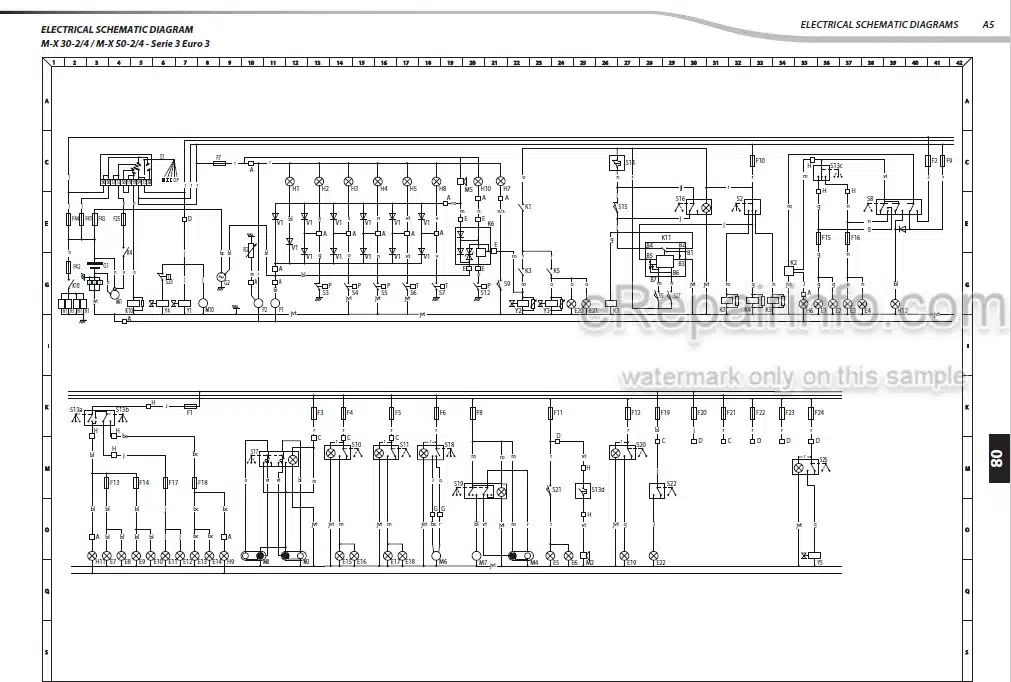 Photo 6 - Manitou M-X30-2 M-X30-4 M-X50-2 M-X50-4 M-X70-2 Serie 3 Repair Manual Forklift